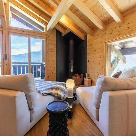 In Les Masses With Terrace Alpesi faház